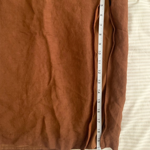 Oak + Fort Linen Midi Skirt - Picture 9 of 11